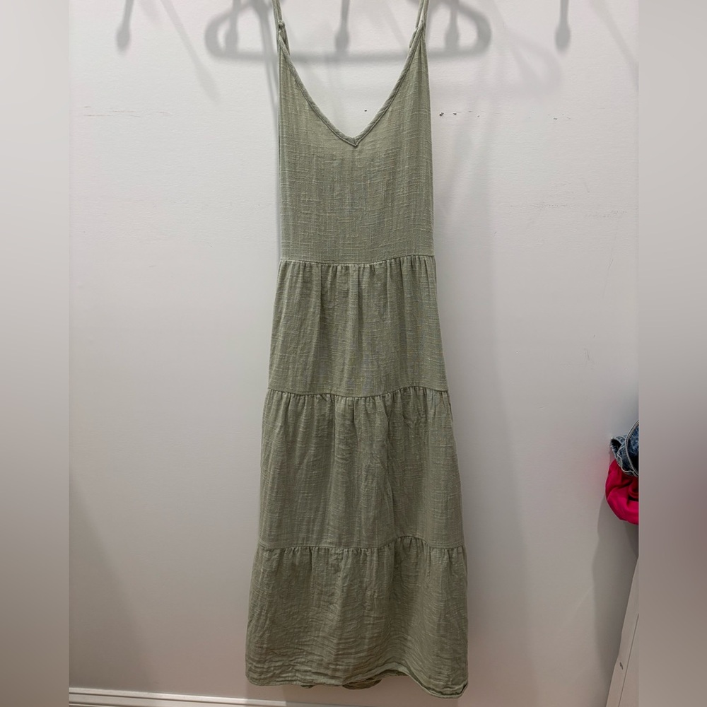 Able Sage Green Maxi Dress size XXL